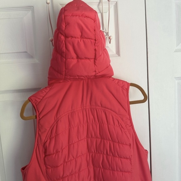 Women's Orange Hooded Puffer Athletic Vest size XXL high visibility - Picture 5 of 6